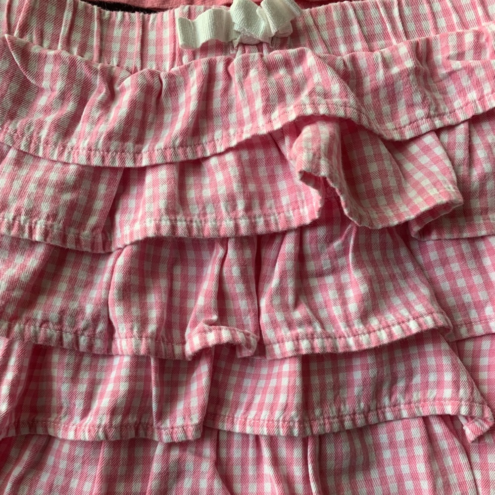 Matching girls 2 piece skirt set